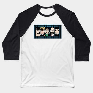 Demon Slayer Banner Anime Baseball T-Shirt